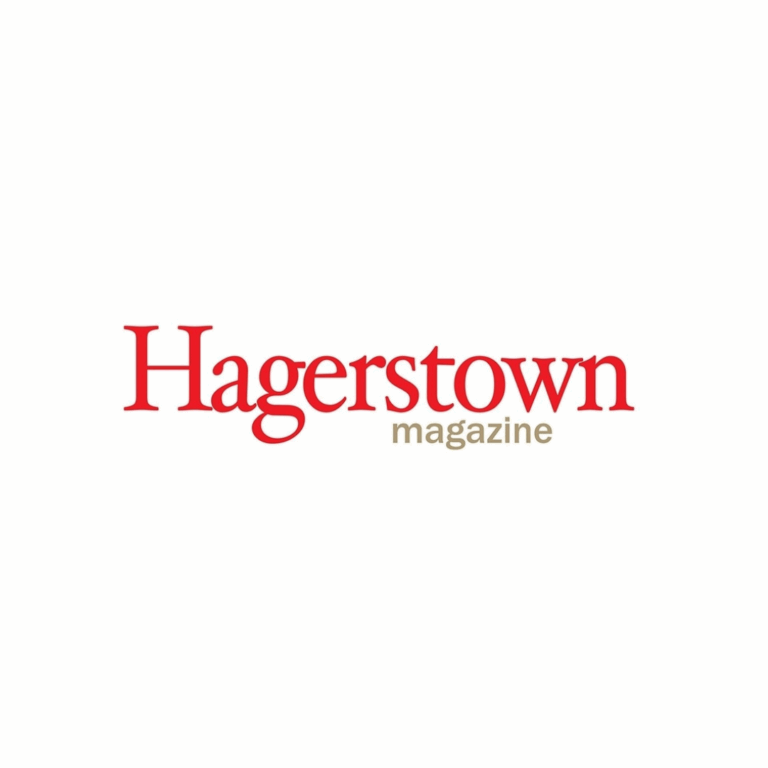 The image displays the logo for Hagerstown Magazine, with 